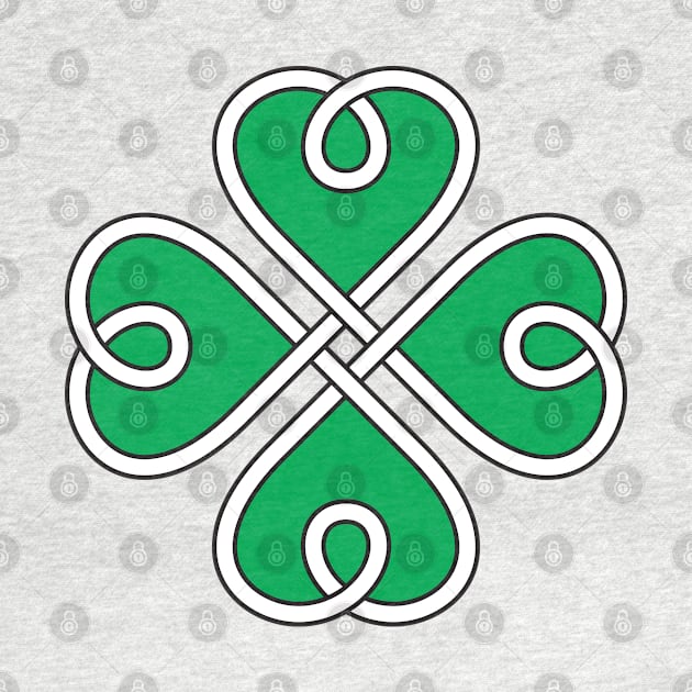 Celtic Knot 4 Leaf Clover #1 by danchampagne